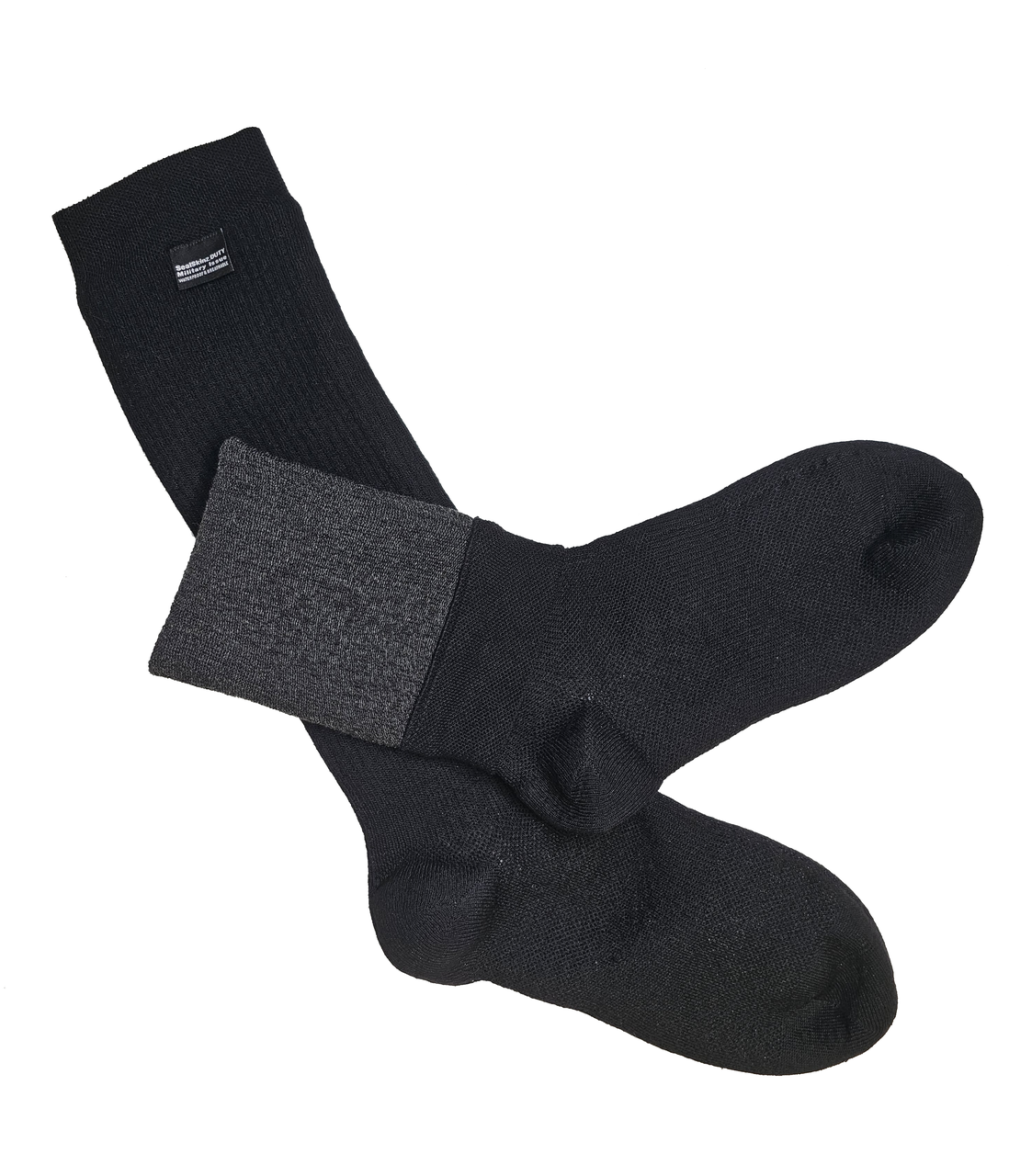 Термошкарпетки SealSkinz Waterproof and Breathable, Розмір: Large, Колір: Black, фото 1
