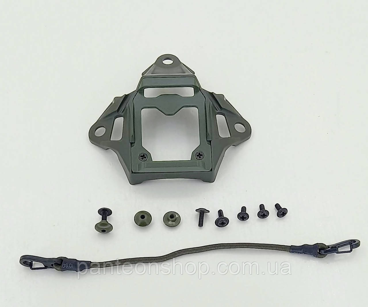 Кріплення лобове FAST NVG, шрауд на шолом для ПНБ Olive