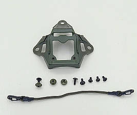 Кріплення лобове FAST NVG, шрауд на шолом для ПНБ Black, фото 4