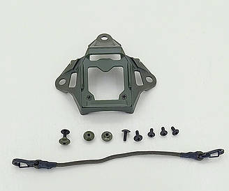 Кріплення лобове FAST NVG, шрауд на шолом для ПНБ Olive