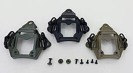 Кріплення лобове FAST NVG, шрауд на шолом для ПНБ Black, фото 3
