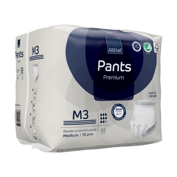Подгузники-трусики для взрослых ABENA Pants Premium M3 ( Abri Flex M3)(2400 мл.) - фото 3 - id-p1798680460