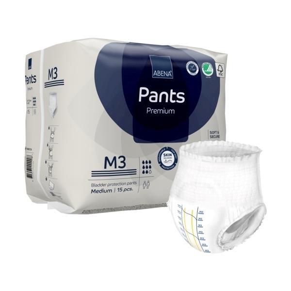 Подгузники-трусики для взрослых ABENA Pants Premium M3 ( Abri Flex M3)(2400 мл.) - фото 1 - id-p1798680460