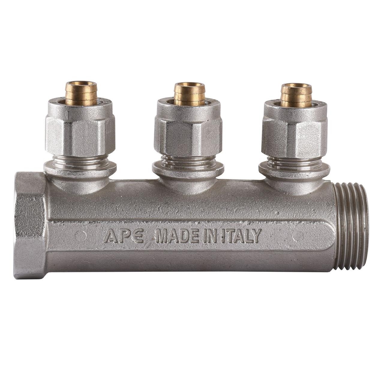Колектор APE ITALY 7703 L 1х16 на 3 виходи