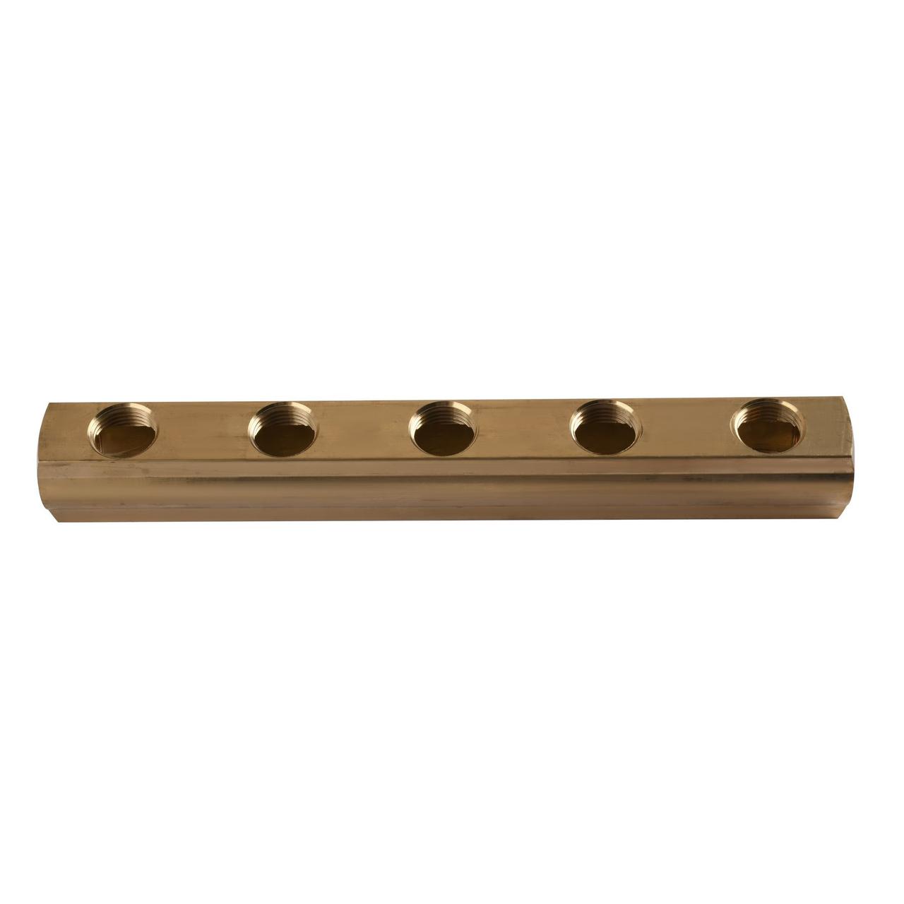 Колектор CRISTAL 3/4х1/2″ на 5 виходів простий (NM-1011)