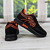 Кросівки підліткові для хлопчика чорні з помаранчевим Paliament 1803-2, фото 8