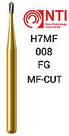 H7MF-008-FG Бор Твердосплавный грушевидный ( Груша ) универсальный MF-CUT для турбинного наконечника NTI