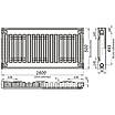 Радіатор сталевий панельний KALDE 11 500х1600 мм, фото 6
