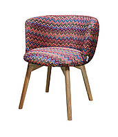 Стілець для кафе обідній Svan P на дерев'яних ніжках (Megastyle ТМ)