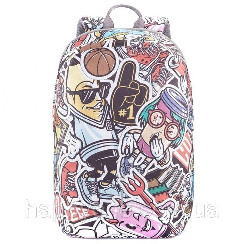 Міський рюкзак антизлодій XD Design Bobby Soft'' Art Graffiti