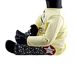 Костюм 6, 9 місяців Туреччина костюм для новонародженого набору на дівчинку жовтий (КДНД37), фото 3