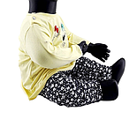 Костюм 6, 9 місяців Туреччина костюм для новонародженого набору на дівчинку жовтий (КДНД37), фото 4