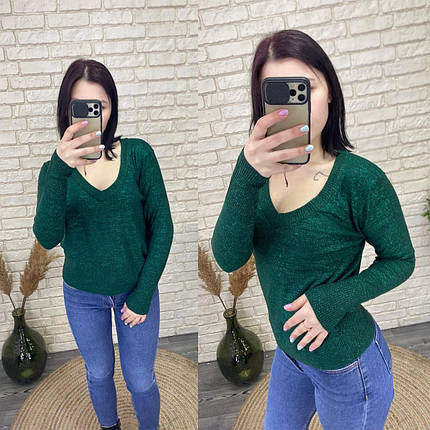 Прекрасний жіночий светр, ткань "Машинна в'язка" 46, 48, 50 розмір 46, фото 1