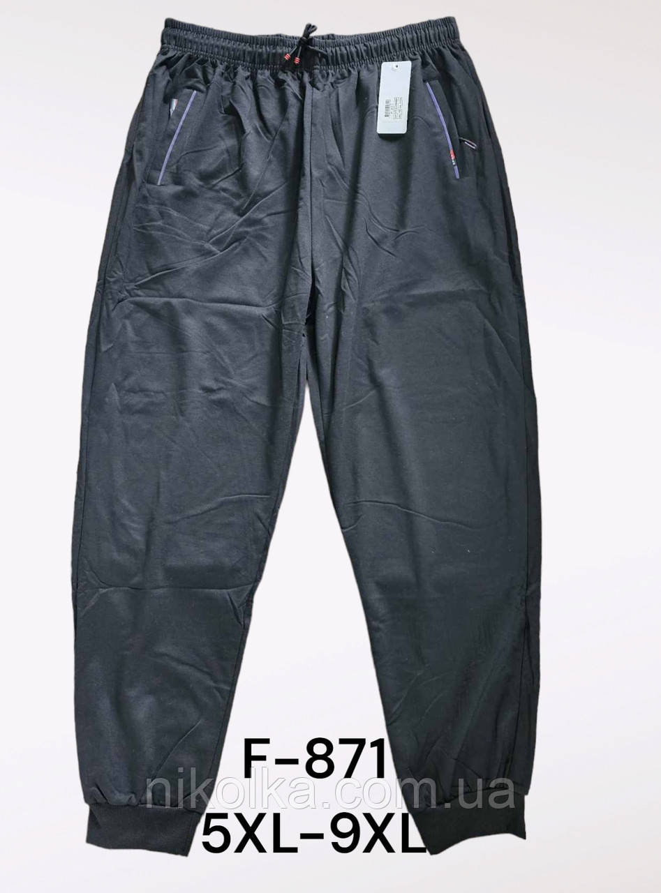 Чоловічі спортивні штани оптом, 5XL-9XL рр., Арт. F-871