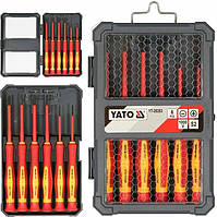 Набір Діелектричних Викруток 6 шт Прецизійних VDE 1000 В YATO (YT-28283)