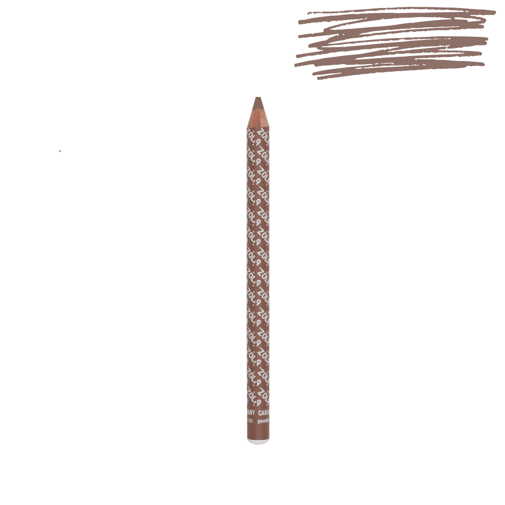 Олівець для брів пудровий Powder Brow Pencil ZOLA (Caramel), фото 1