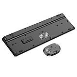 Клавіатура + Миша Hoco GM17 Wireless business keyboard and mouse set (Russian Version) — Black, фото 4