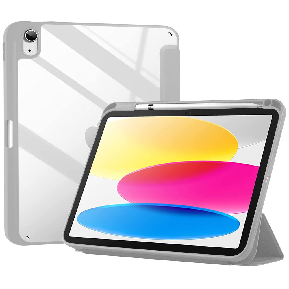 Чохол Galeo Hybrid with Pencil Holder для Apple iPad 10 10.9"(2022) / iPad 11 (2025) Grey, фото 1