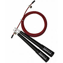 Швидкісна скакалка Power System Ultra Speed Rope PS-4033 Red, фото 3