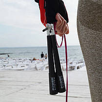 Швидкісна скакалка Power System Ultra Speed Rope PS-4033 Red, фото 4