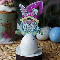 Великдень підставка для яєць Гном зайченя