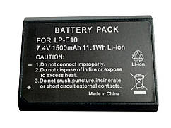 Акумулятор LP-E10 1500 mAh 7.4V для Canon