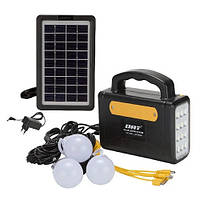 Солнечная стация 4 в 1 (LED-фонарик, солнечная панель, аккумулятор(Powerbank) 4500mA,