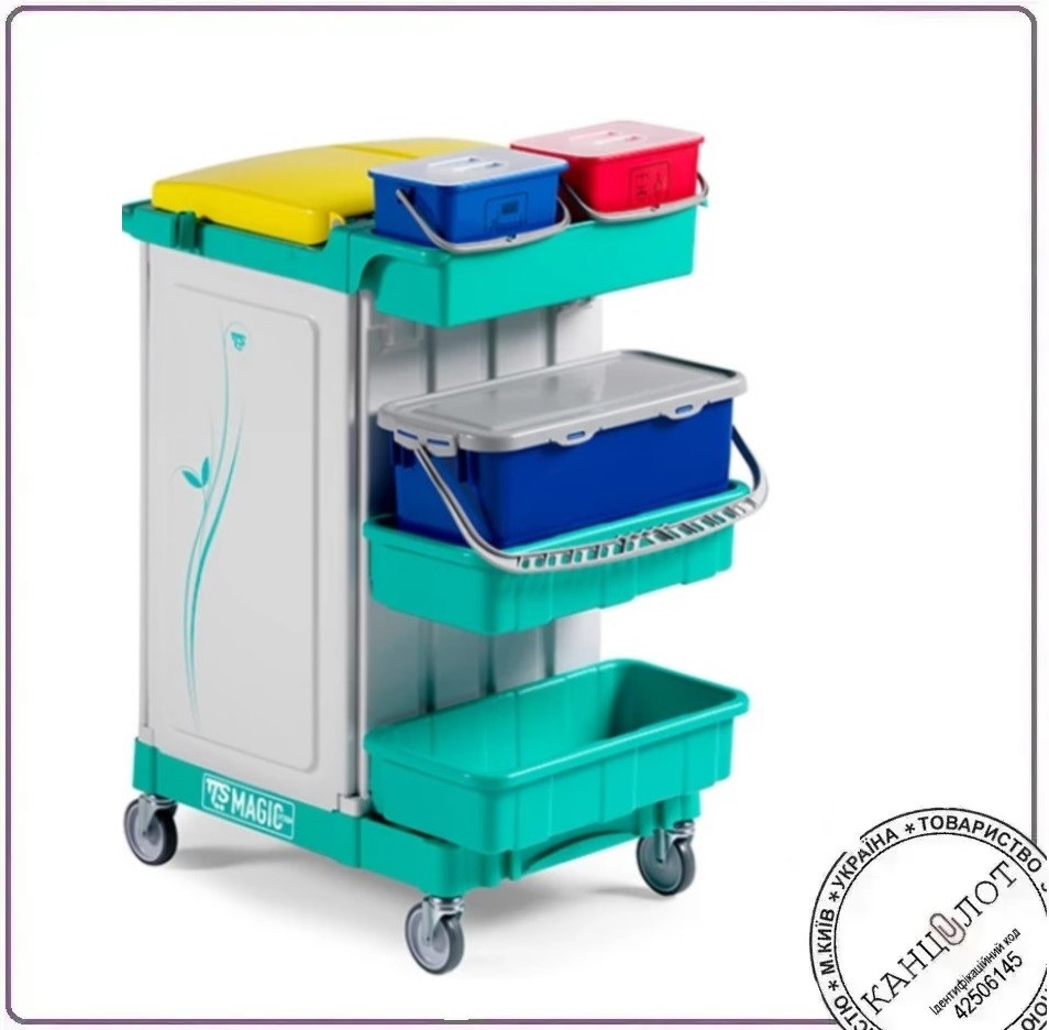 Візок для прибирання Magic System 610P Professional (MS610P0C0000), фото 1