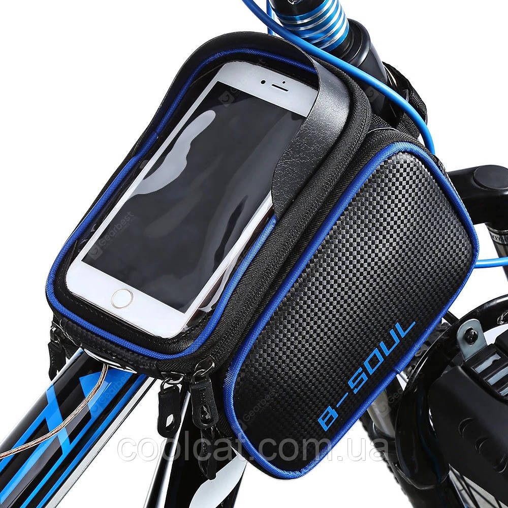 Велосипедна сумка для телефону на раму велосипеда GA-75 B-Soul / Велосумка на велосипед для аксесуарів