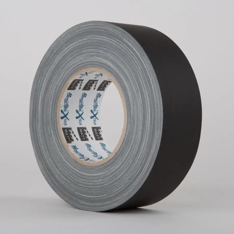 Gaffer tape черная клейкая лента армированная тпл тап LE MARK MAGTAPE™ XTRA MATT 50mm x 50m Black