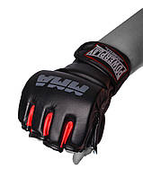 Рукавиці для MMA PowerPlay 3053 Чорно-Червоні L/XL, фото 3