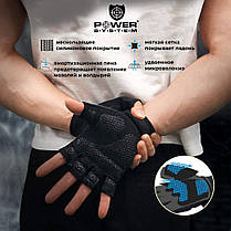 Рукавички для фітнесу Power System PS-2570 Woman’s Power жіночі Blue XS, фото 5