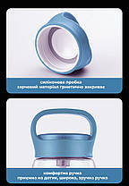 Пляшка для води CASNO 1500 мл KXN-1238 Синя, фото 5