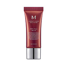 BB крем MISSHA M Perfect Cover BB Cream SPF 42 Pa+++/ №21 Light Beige, 20 ml