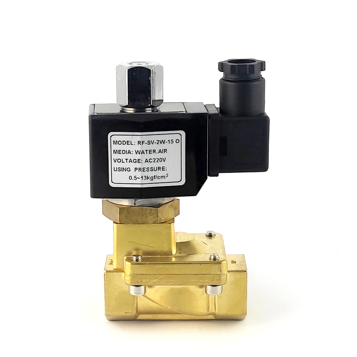 Oдно відкритий соленоїдний клапан непрямої дії 1/2 Sanlixin AC220V 0.5-13 bar