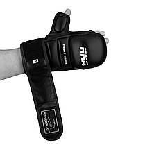 Рукавиці для MMA PowerPlay 3026 Чорні XS, фото 4