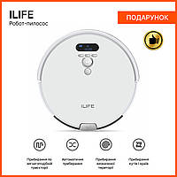 Робот-пилосос миючий ILIFE Робот пилосос для сухого та вологого прибирання Робот пилосос