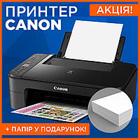 Мфу принтер копир сканер Canon Принтер цветной 3в1 Кенон Беспроводной струйный принтер для дома