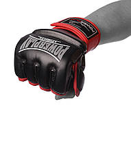Рукавиці для MMA PowerPlay 3058 Чорно-Червоні XL, фото 3