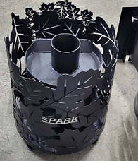 Піч для лазні Spark D.k.01 до 18 м³ зі склом 210х220 мм, фото 5