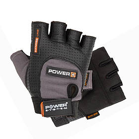 Рукавички для фітнесу Power System PS-2500 Power Plus Black/Grey M