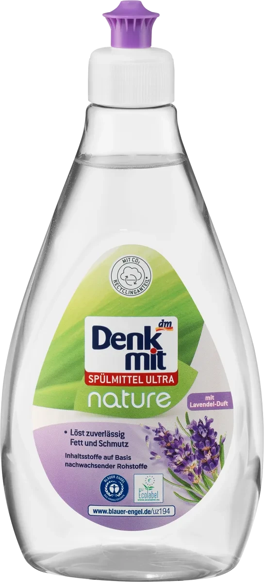 Рідина для миття посуду Denkmit Spülmittel Ultra Nature Lavendel, 500 мл