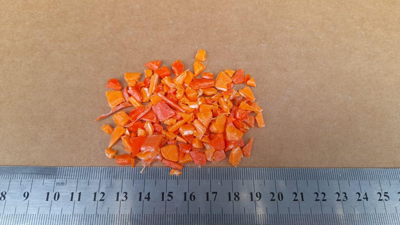 Цветной (микс) полиэтилен низкого давления (Оранжевый) отгрузка от 2 тн в месяц - фото 1 - id-p1798766831