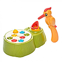 Дитяча іграшкова рибалка "Нагодуй пташеня" Y33925A з музикою Зелена, фото 3