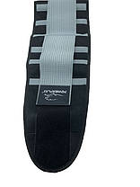 Пояс-корсет для підтримки спини PowerPlay 4305 (110*24 см) Чорно-сірий, фото 3