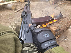 Рукавички тактичні шкіряні без пальців TACTIGEAR PS-8801 Patrol Black L, фото 3