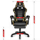 Комп'ютерне крісло Hell's HC-1039 Green Camouflage W_1451, фото 7