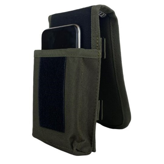 Підсумок для 2 телефонів Powerbank олива LE2198 Cordura 18.5х4.5х10.5 см чохол тактичний W_1622