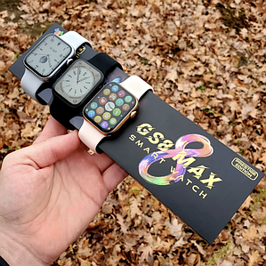 Смарт годинник Smart watch 8 серії GS8 MAX 45 mm українське меню з функцією дзвінка Пудрові