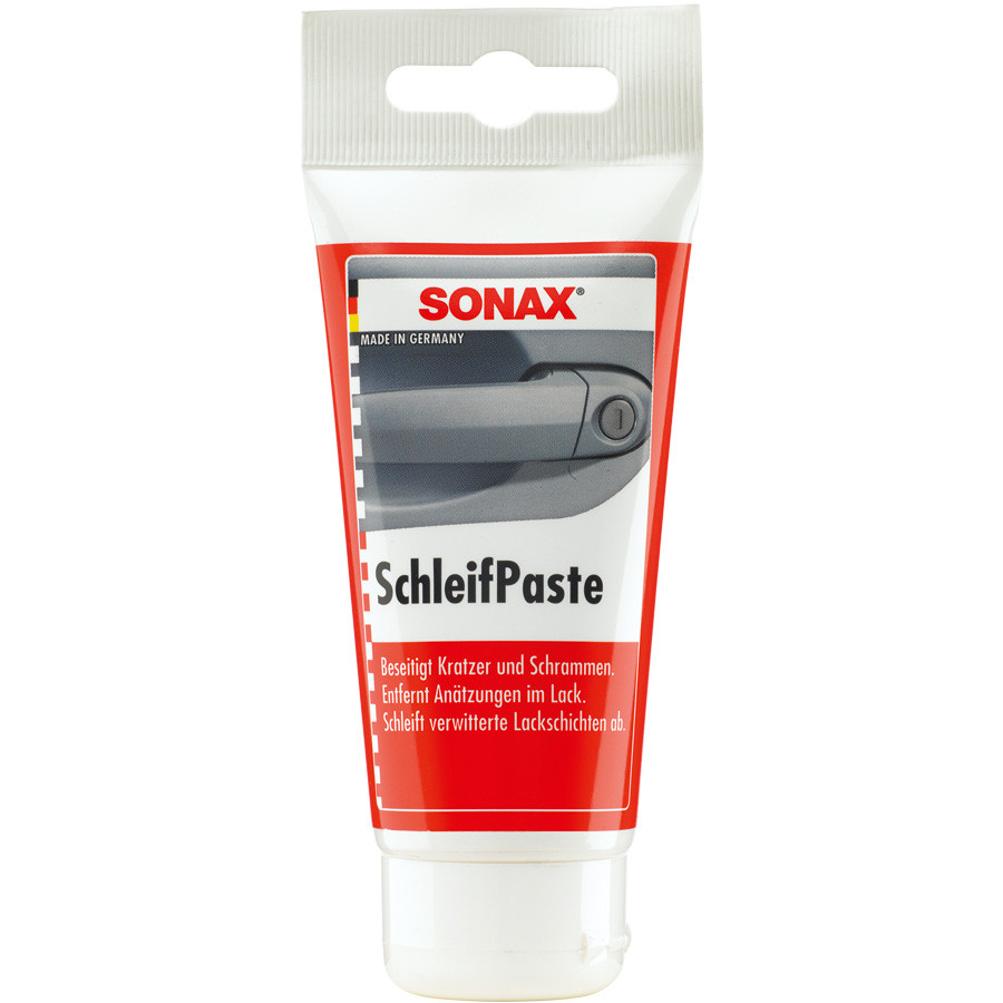 Шліфпаста для ручного видалення подряпин 75 мл SONAX SchleifPaste (320100)